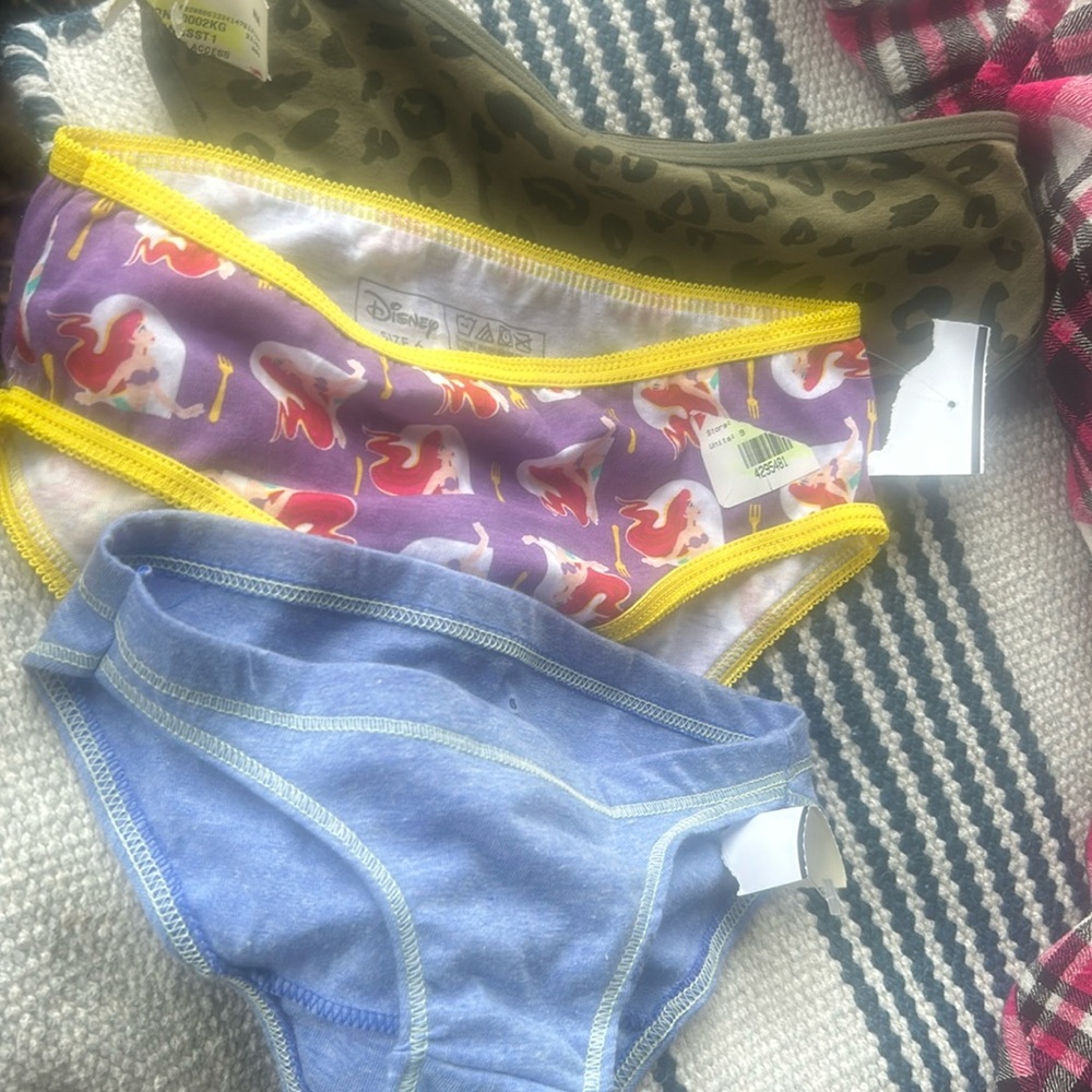 FREEEEEE!!!***.  New! Bundle of Panties lil girl 4-6. FIVE PAIRS ALTOGETHER